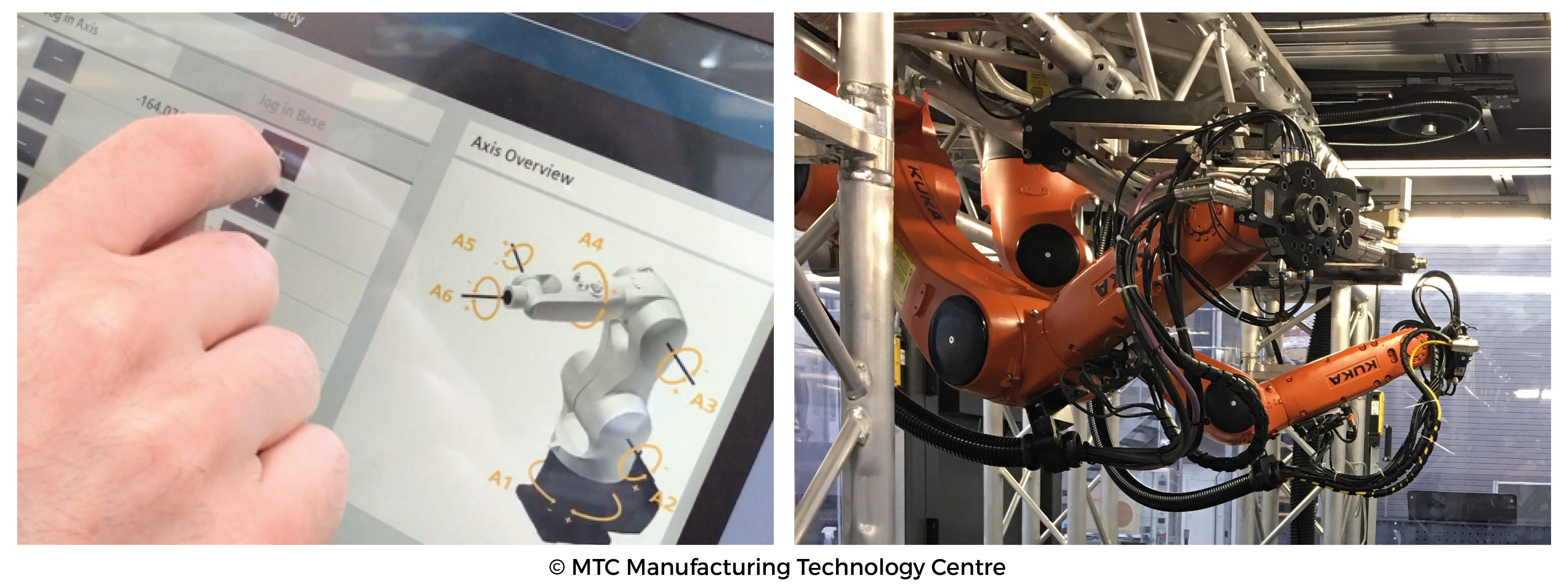 Human-robot-co-working image from MTC